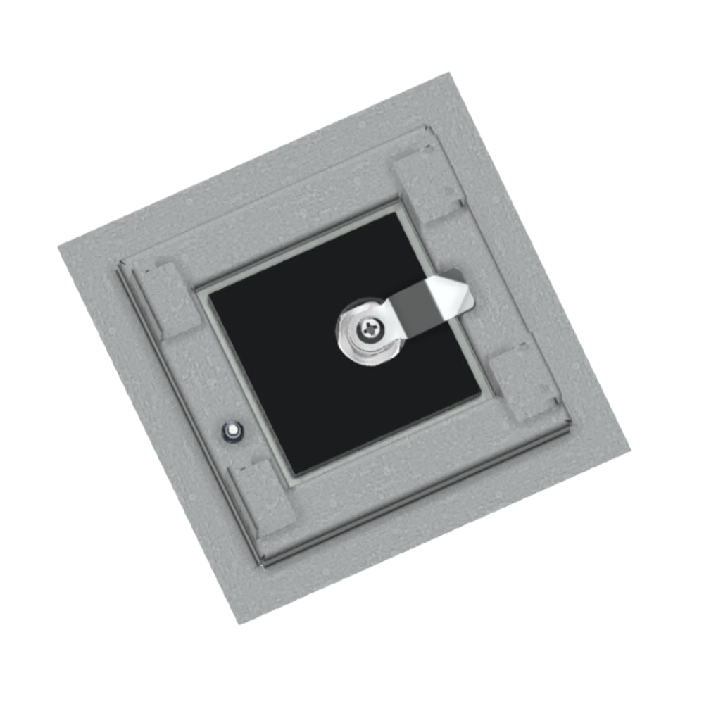 External Access Panel Insulated Lockable White - Stainless Steel 316L