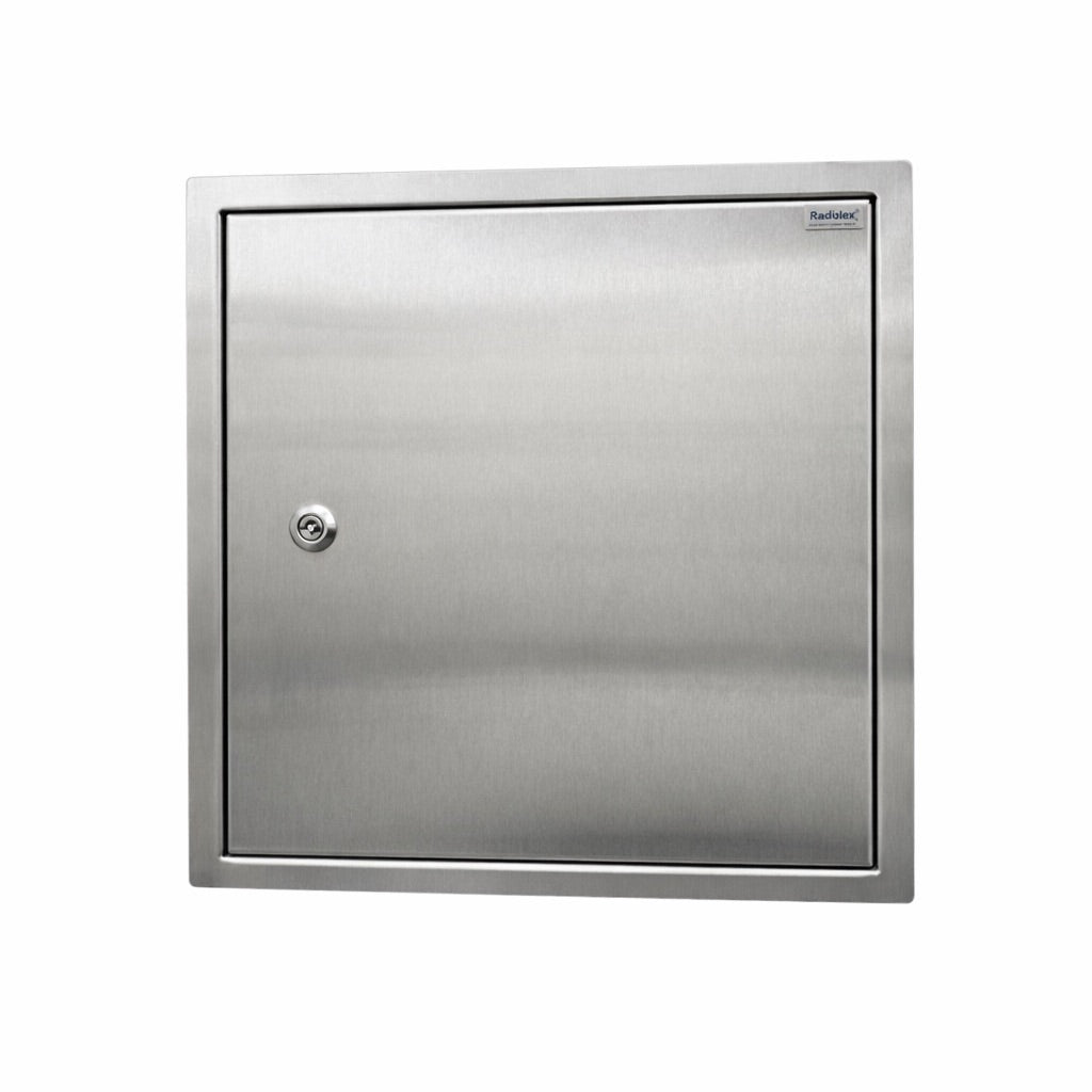 External Access Panel Stainless Steel 316L Lockable Brushed Steel Finish