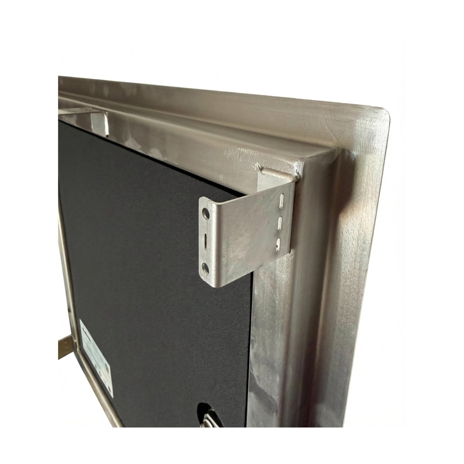 External Access Panel Stainless Steel 316L Lockable Brushed Steel Finish