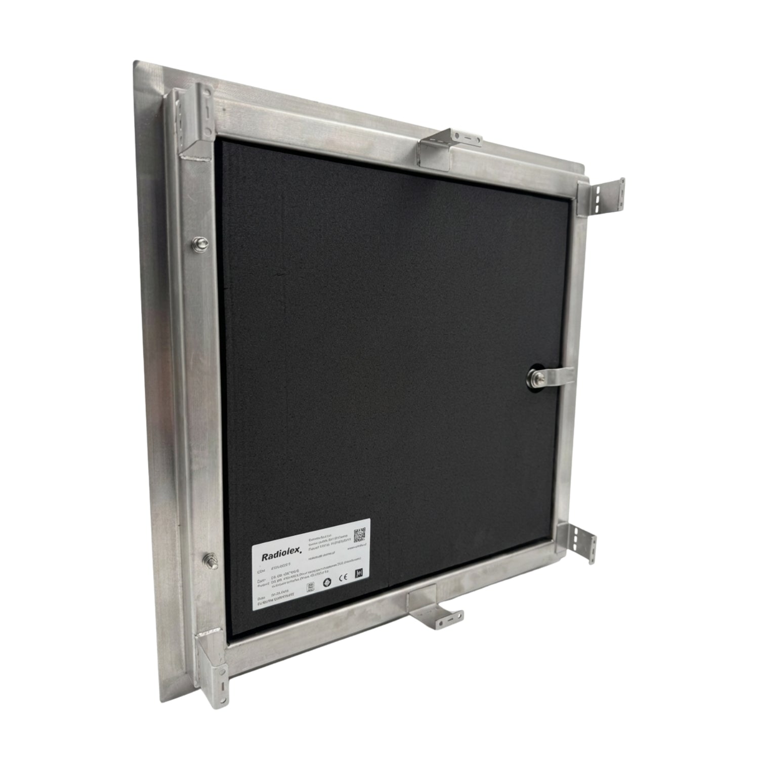 External Access Panel Stainless Steel 316L Lockable Brushed Steel Finish