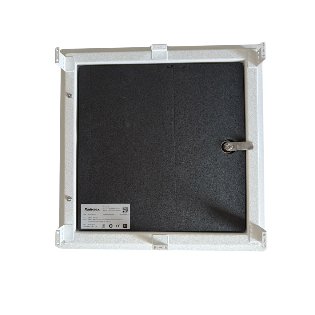 External Access Panel Insulated Lockable White - Stainless Steel 316L