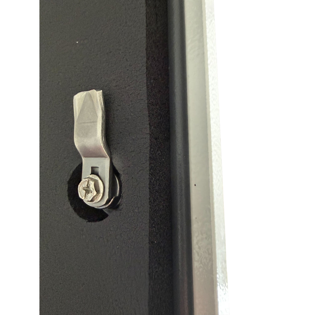 External Access Panel Insulated Lockable White - Stainless Steel 316L