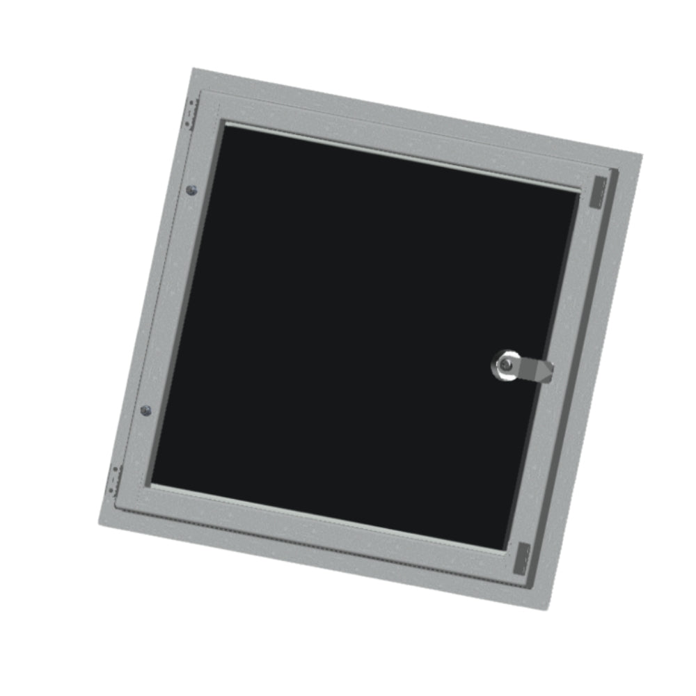 External Access Panel Insulated Lockable White - Stainless Steel 316L