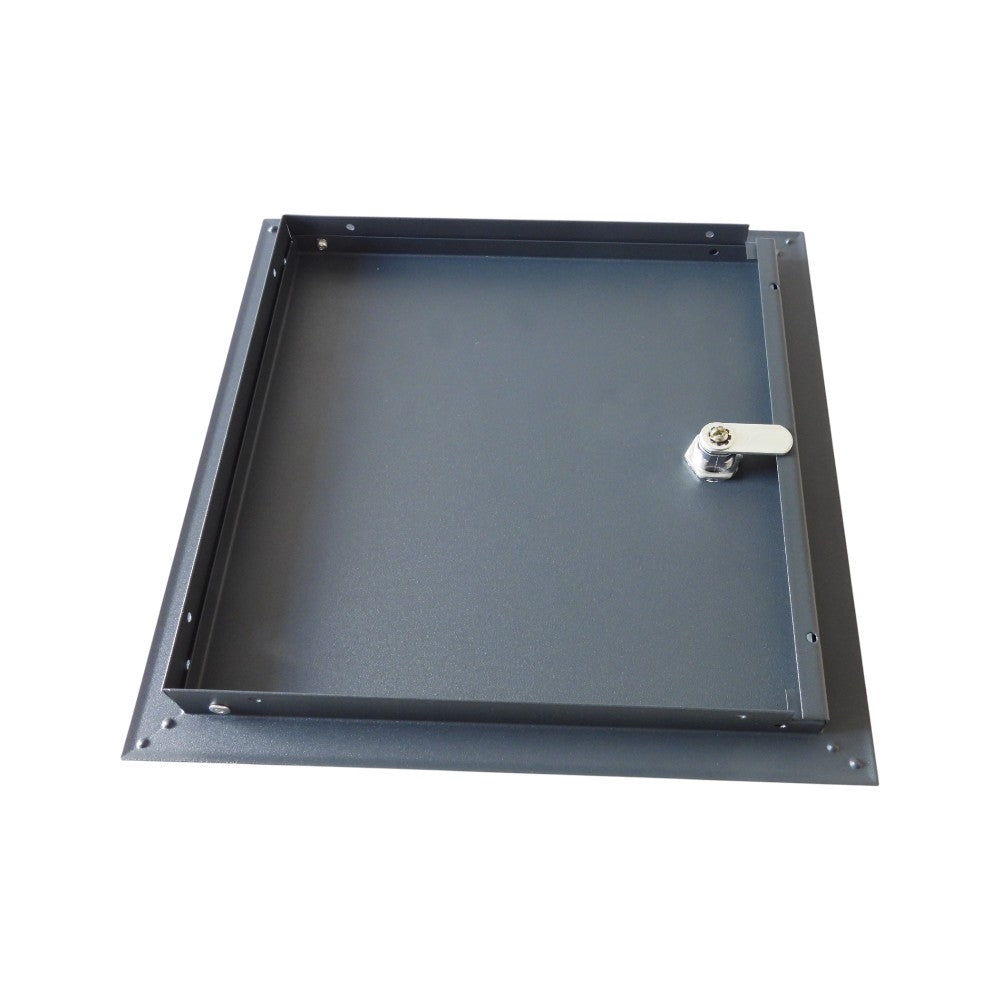 Lockable Metal Access Panel with Triangle Lock – Anthracite Grey Inspection Hatch – All Sizes