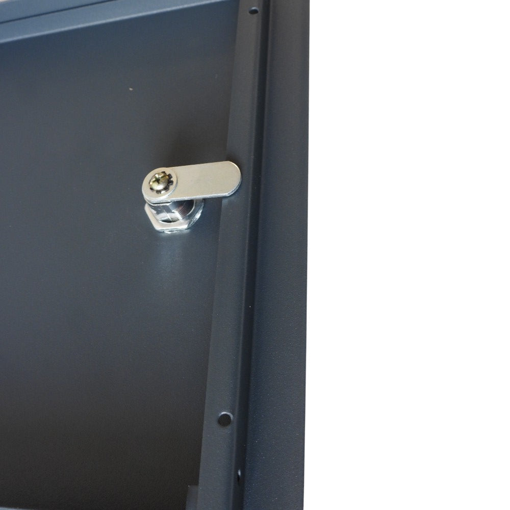Lockable Metal Access Panel with Triangle Lock – Anthracite Grey Inspection Hatch – All Sizes