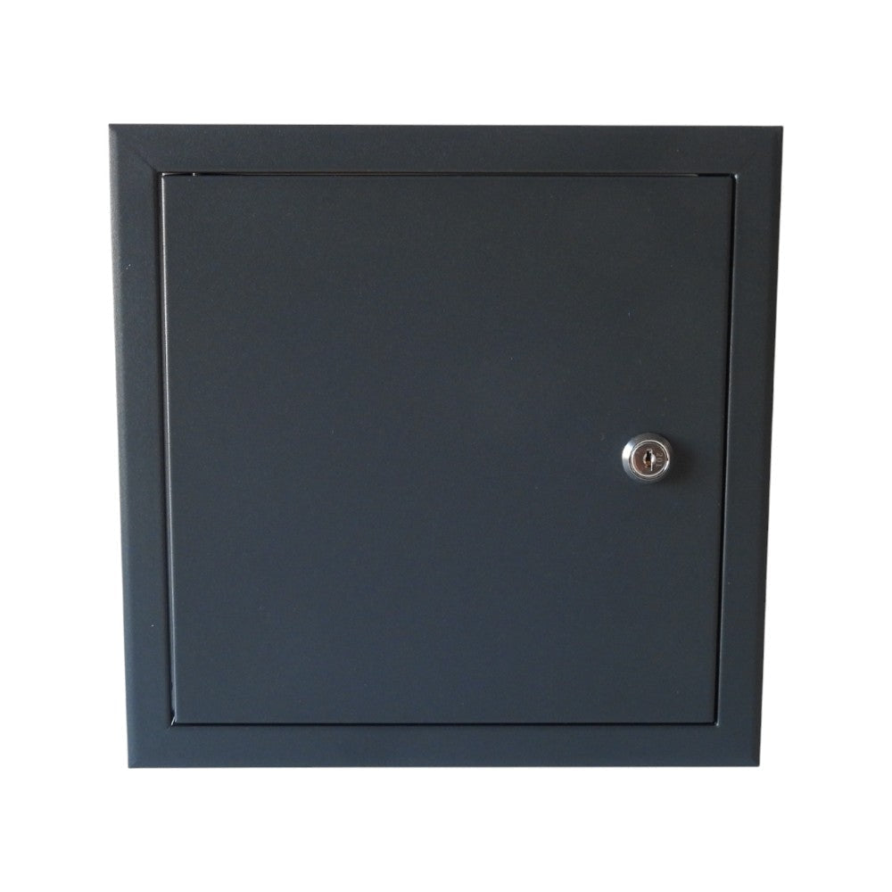 Access Hatch Metal Inspection Door - Anthracite Grey-Square-Standard Cam Lock
