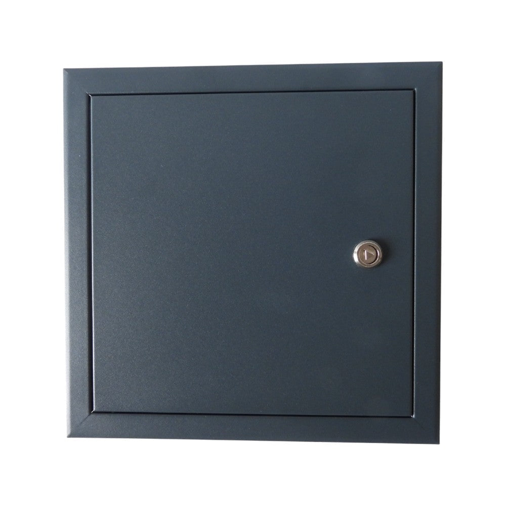 Lockable Metal Access Panel with Triangle Lock – Anthracite Grey Inspection Hatch – All Sizes