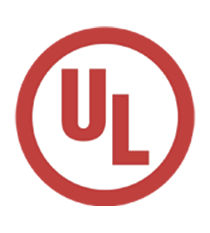 UL logo in red circle on white background