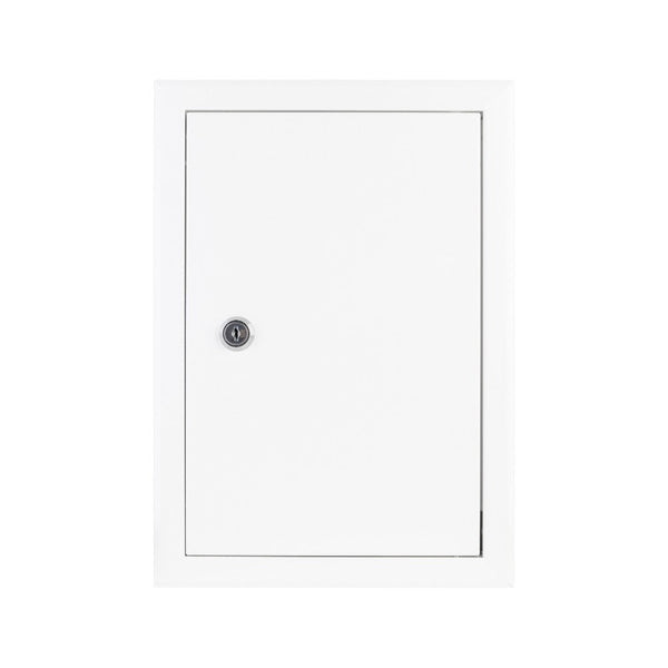Metal Access Panel with Lock Inspection Door – White