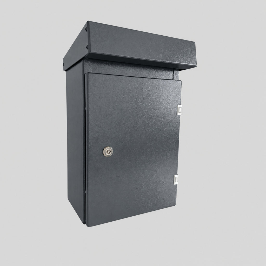 Outdoor Electrical Cabinet Enclosure IP66 Wall Mounted IK10 SZK-A Galvar - Anthracite Grey