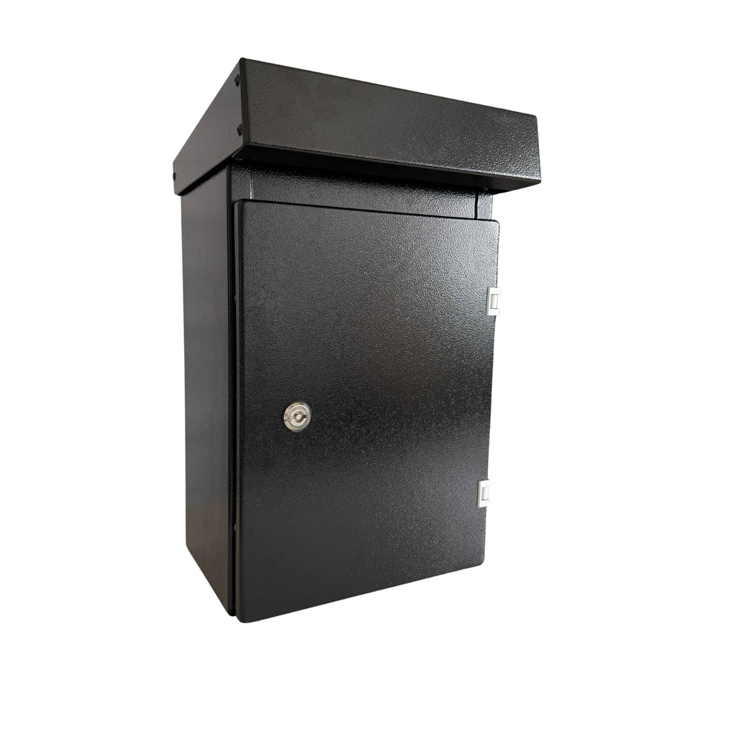Outdoor Electrical Cabinet Enclosure IP66 Wall Mounted IK10 SZK-A Galvar - Black