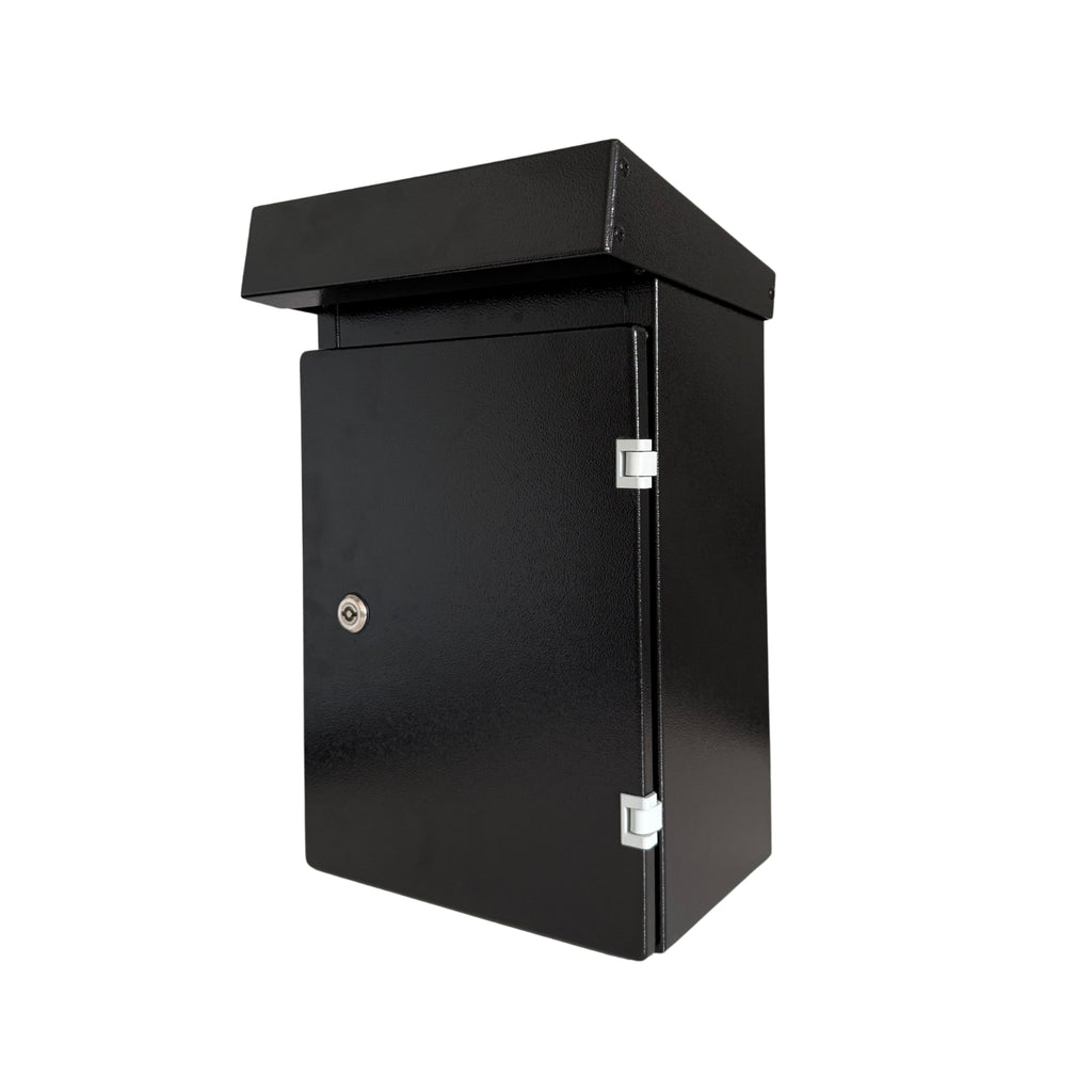 Outdoor Electrical Cabinet Enclosure IP66 Wall Mounted IK10 SZK-A Galvar - Black