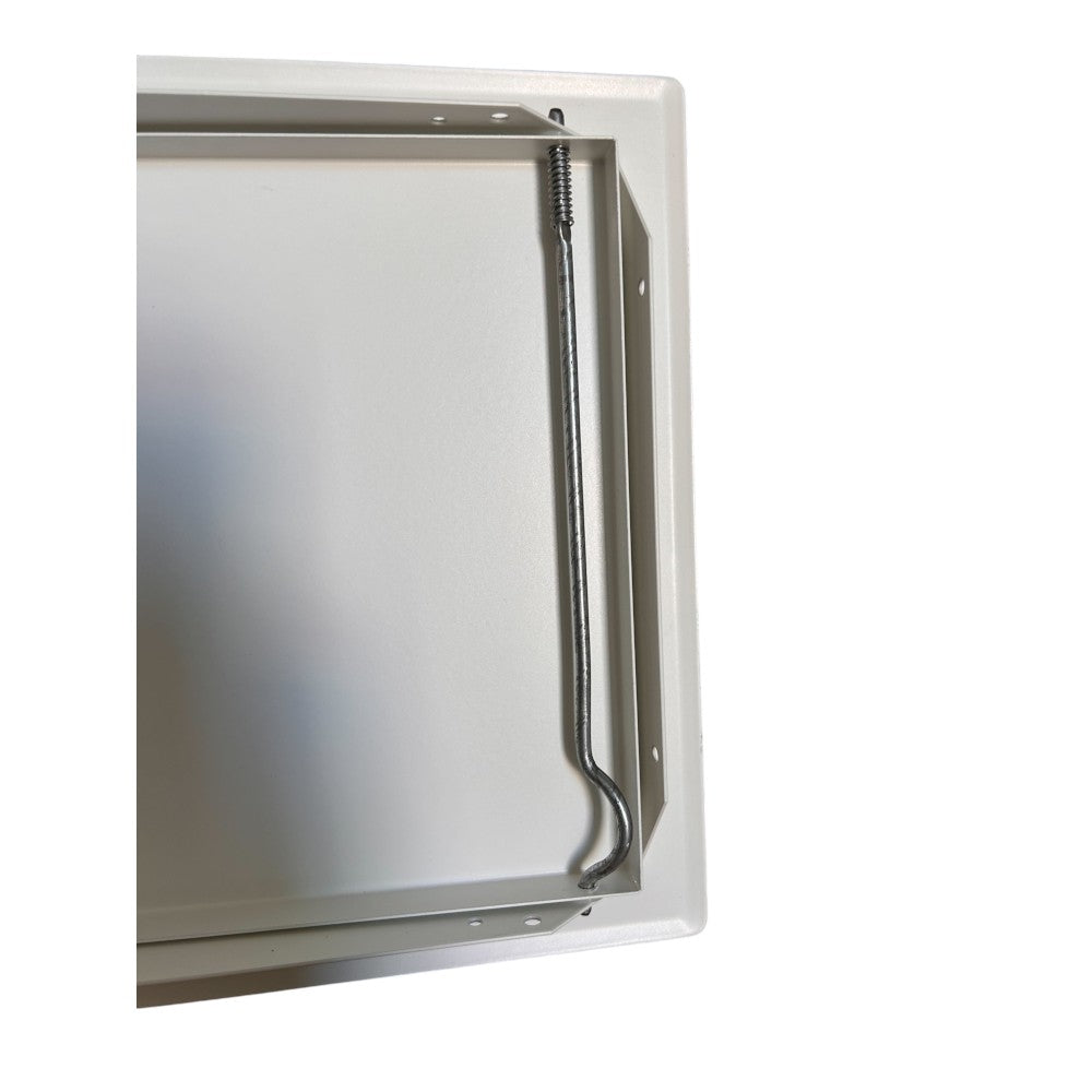 Metal Access Panel Inspection Hatch White - Push-to-Open - All Sizes