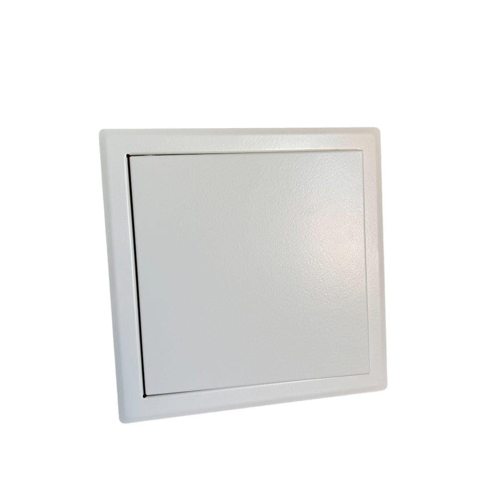 Metal Access Panel Inspection Hatch White - Push-to-Open - All Sizes