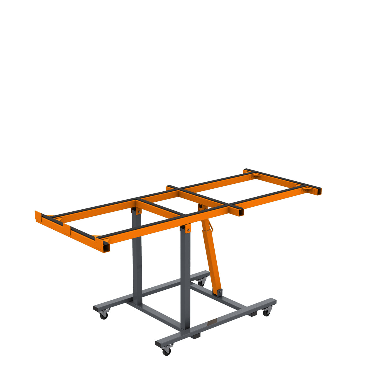 Universal assembly table with 0-65 degree tilting frame 4