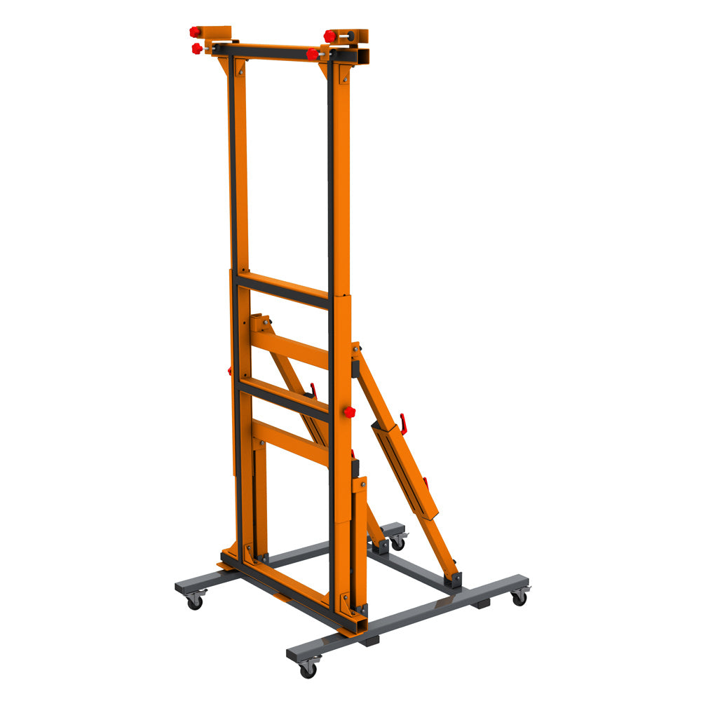 Universal assembly table with 0-90 degree tilting frame 4