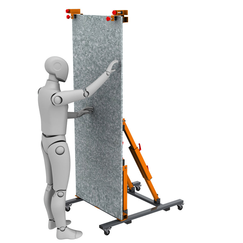 Universal assembly table with 0-90 degree tilting frame 5